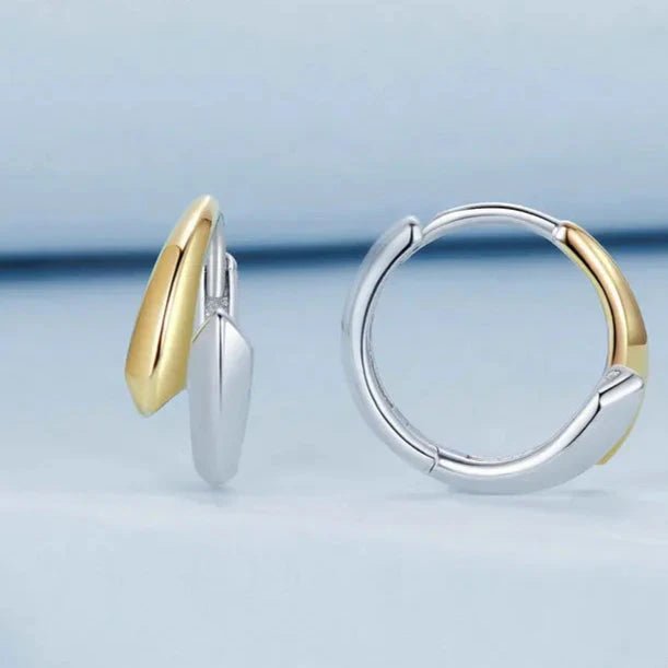 Brinco Argola Dupla Clássica em Prata 925