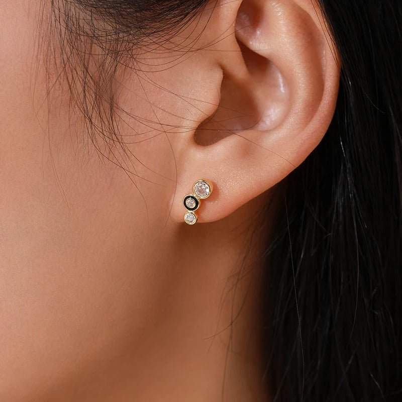 Brinco Aurora em Prata 925 com Zircônia