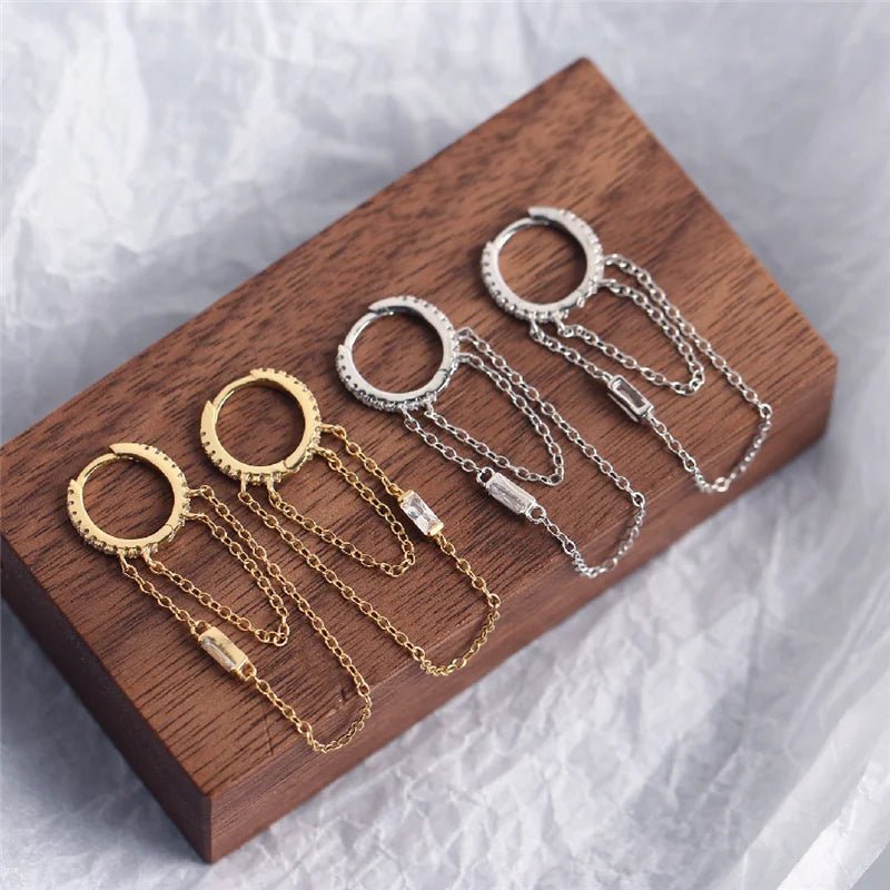 Brinco Corrente Prata 925