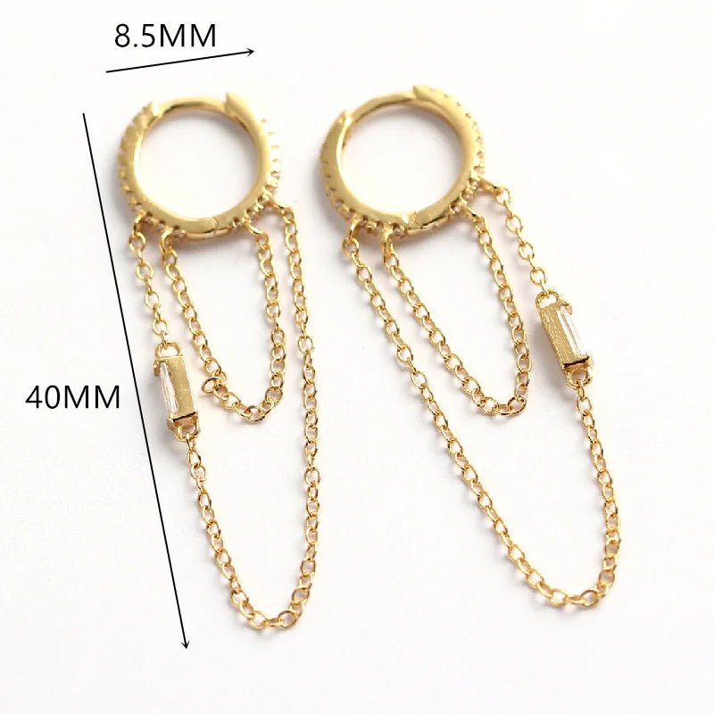 Brinco Corrente Prata 925