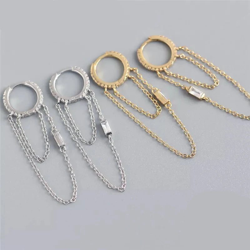 Brinco Corrente Prata 925