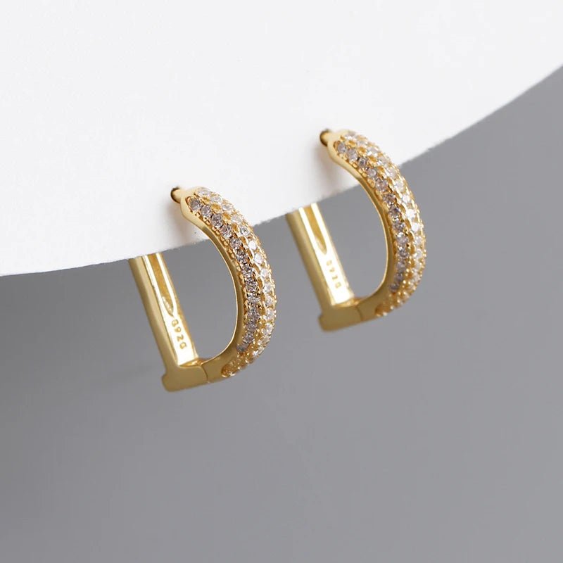 Brinco Letra D Prata 925