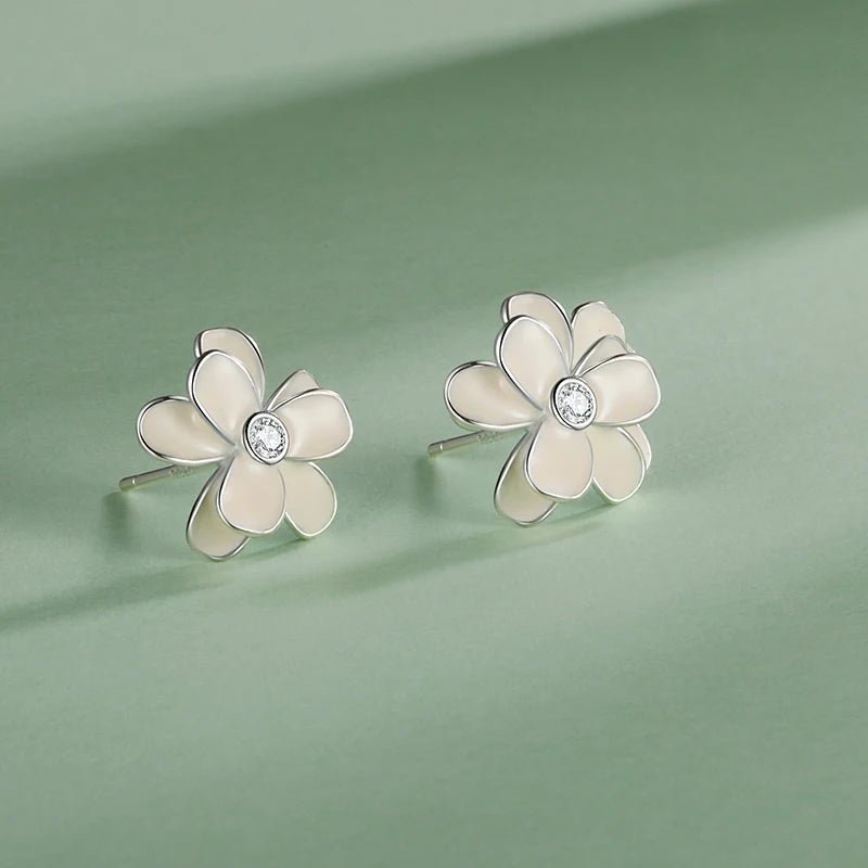 Brincos Flor Florere em Prata 925