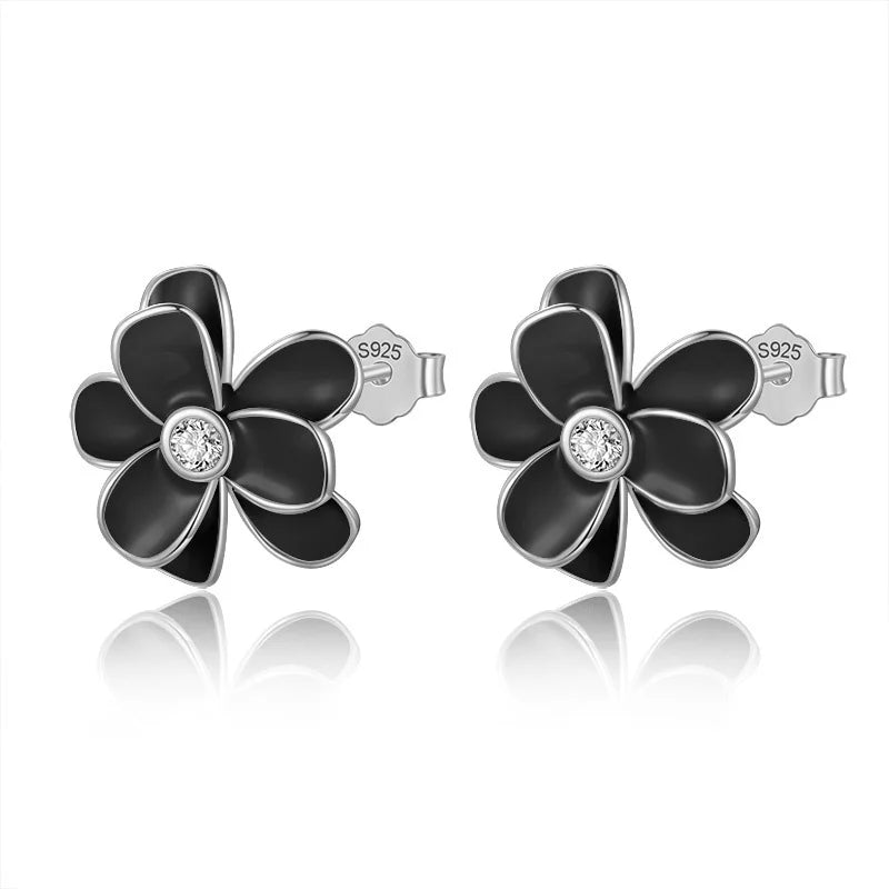 Brincos Flor Florere em Prata 925