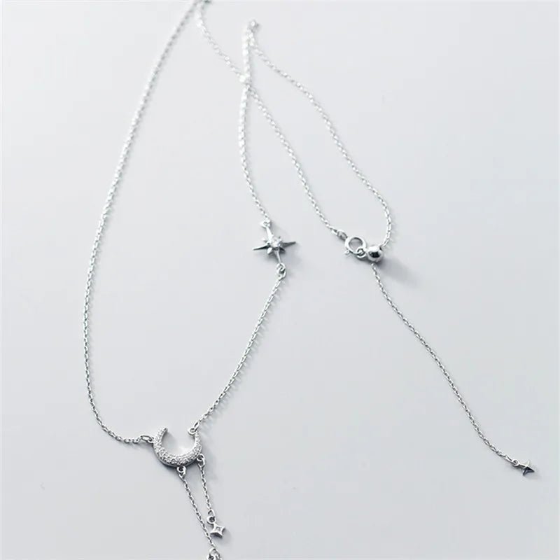 Choker Mini Lua em Prata 925 com Zircônias