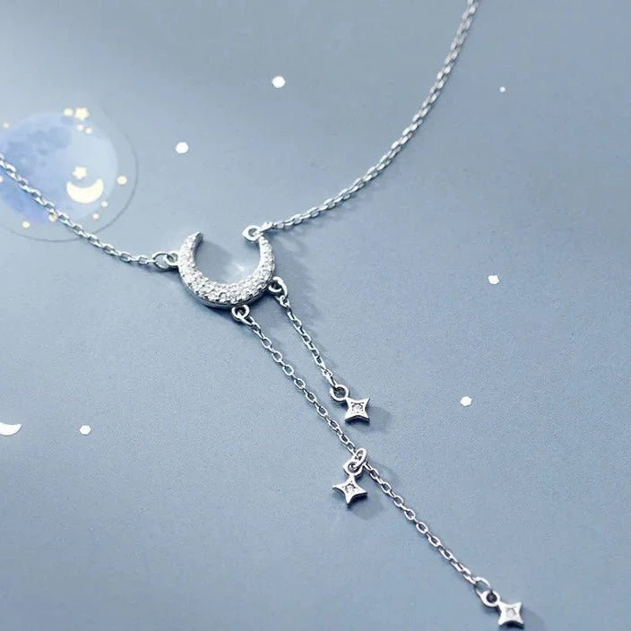Choker Mini Lua em Prata 925 com Zircônias