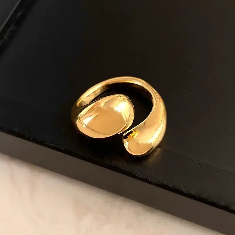 Conjunto de Semijoias Orgânicas Douradas com Banho