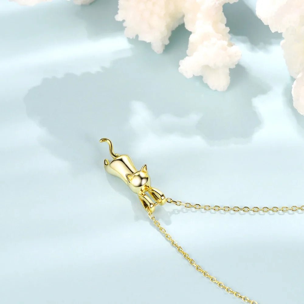 Colar Gato Prata 925 - Cln - 02 folheada a ouro da Vonn | Vonn
