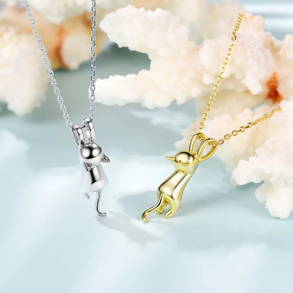 Colar Gato Prata 925 - Cln - 02 folheada a ouro da Vonn | Vonn