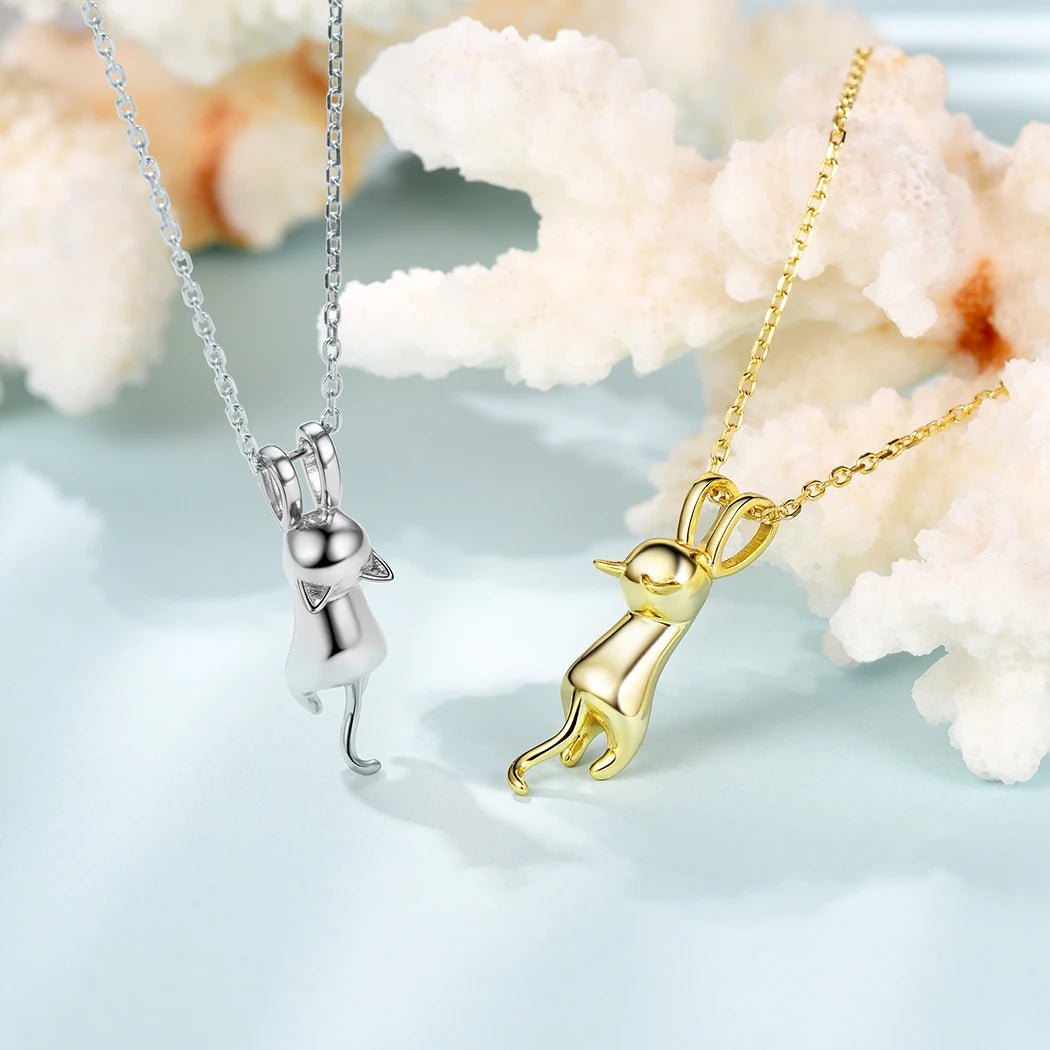Colar Gato Prata 925 - Cln - 02 folheada a ouro da Vonn | Vonn