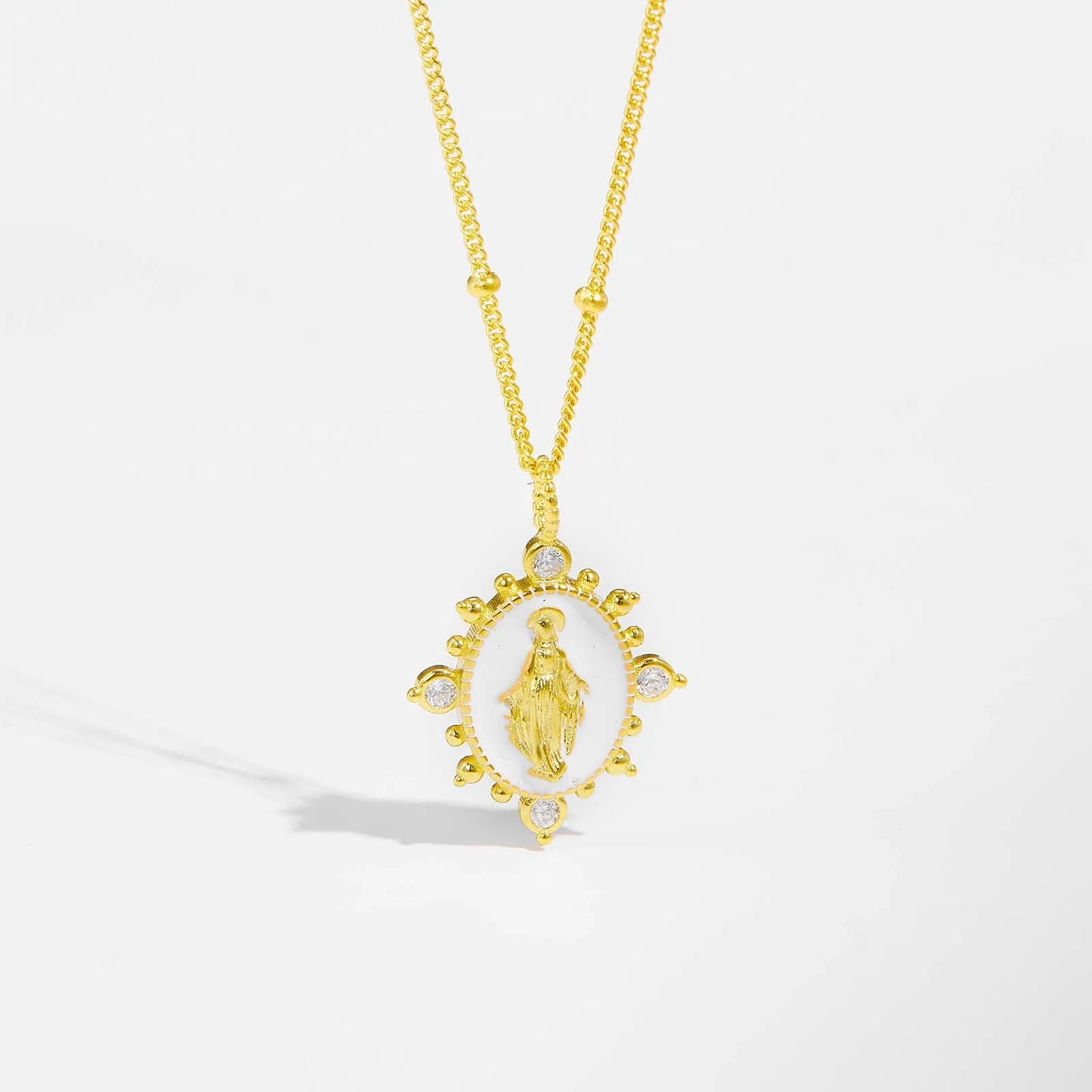 Colar Nossa Senhora em Prata 925