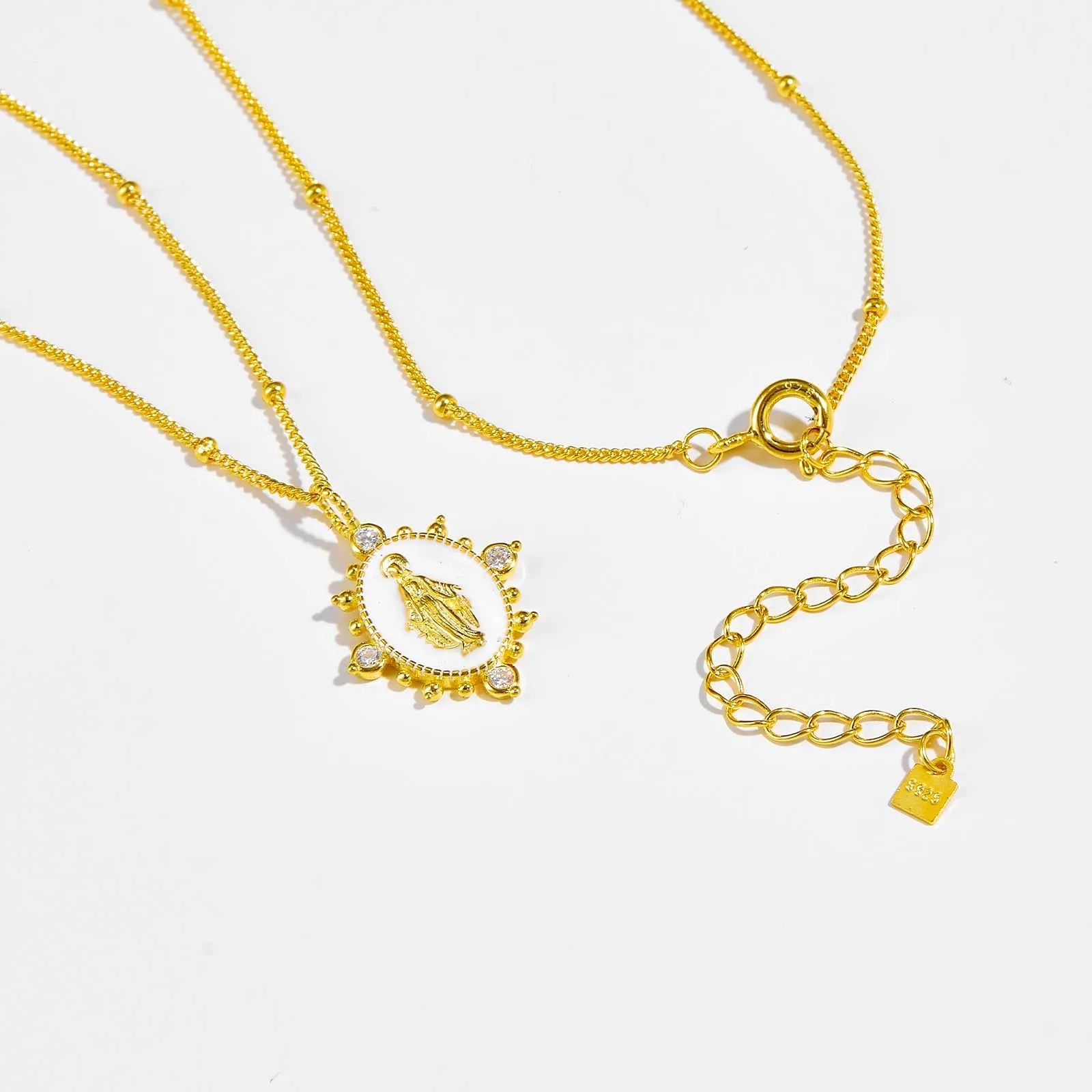 Colar Nossa Senhora em Prata 925