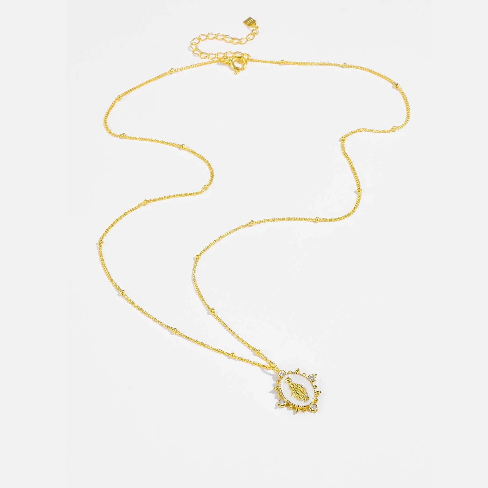 Colar Nossa Senhora em Prata 925