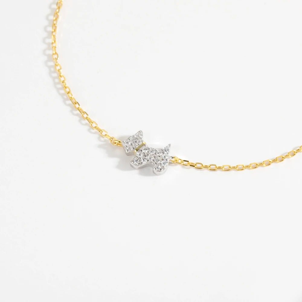 Conjunto de Joias Dog Prata 925