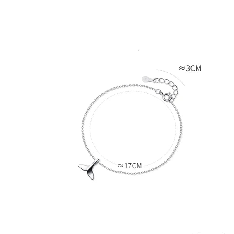 Pulseira Cauda de Sereia Prata 925