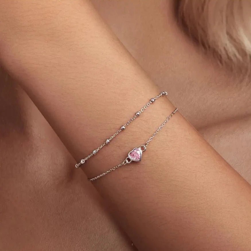 Pulseira de Camadas em Prata 925