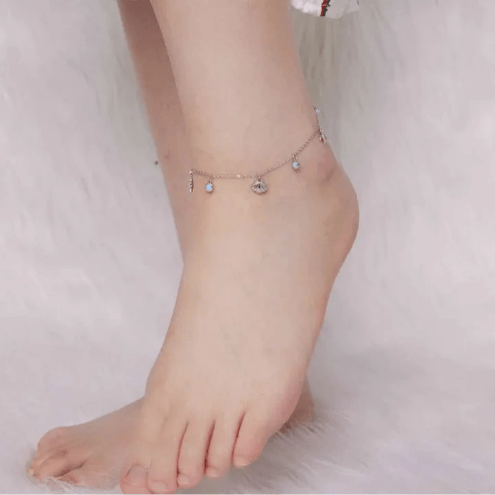 Tornozeleira em Prata 925