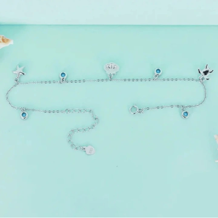 Tornozeleira em Prata 925