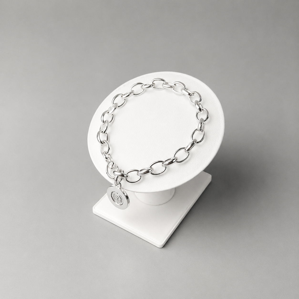 Cross Link Chain Charm Bracelets,925 Sterling Sliver Trendy Gift for Women,Europe Style Jewelry,Fashion Accessorie Club