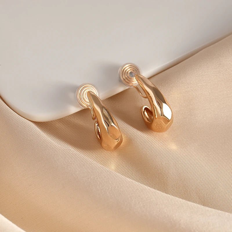 Brinco Pressão Gota Folheada - Mais.V_18 folheada a ouro da Vonn | Vonn