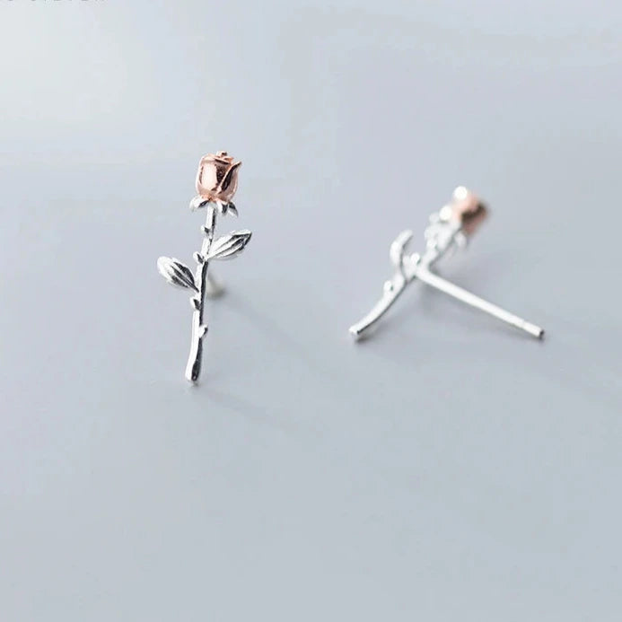 Brinco Flor de Rosa