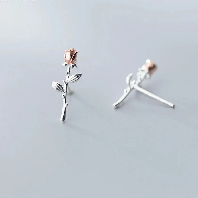 Brinco Flor de Rosa