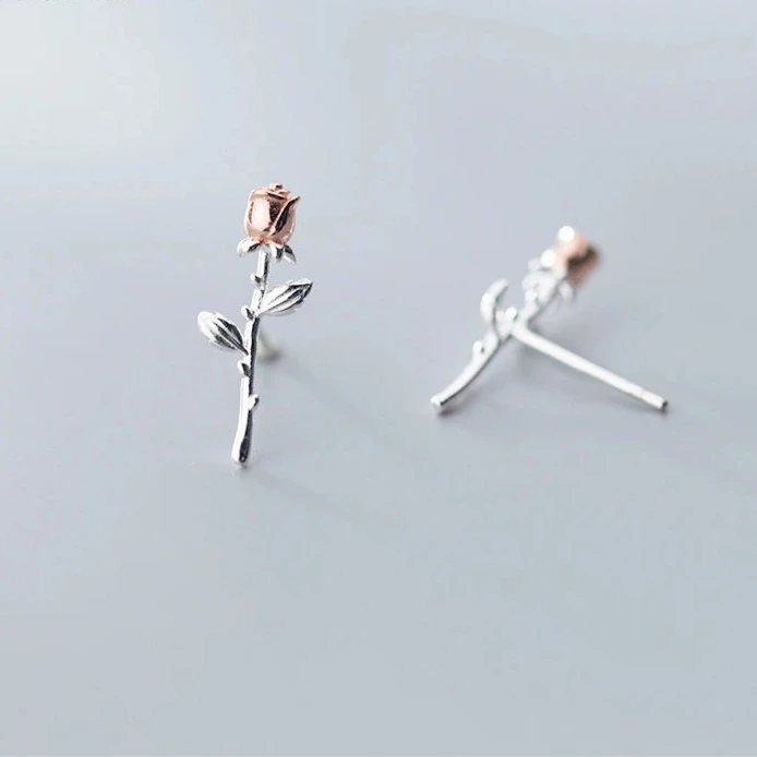 Brinco Flor de Rosa