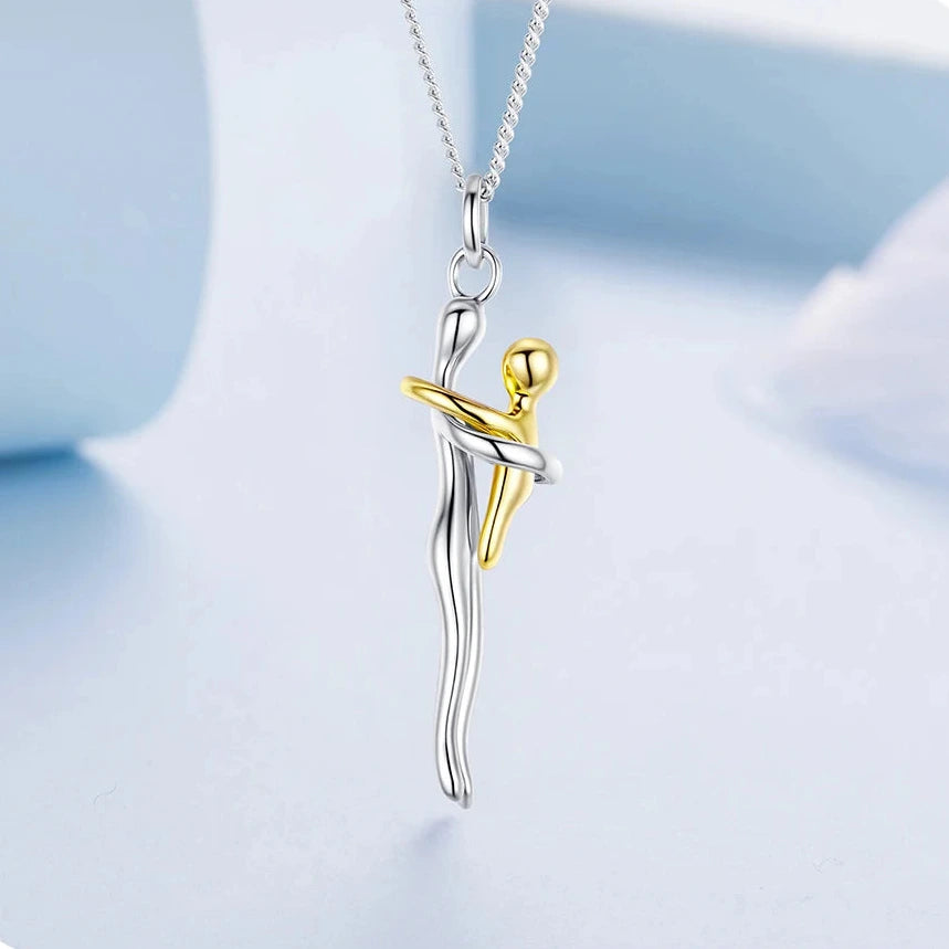 Colar Abraço Prata 925