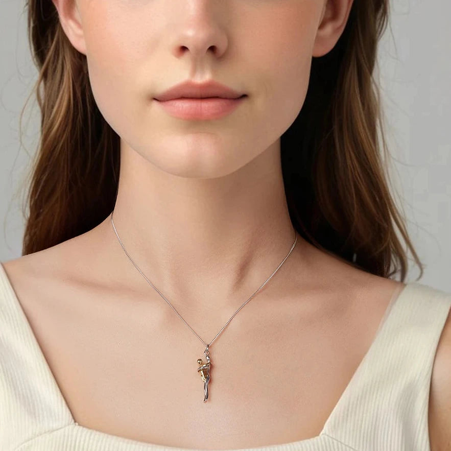 Colar Abraço Prata 925