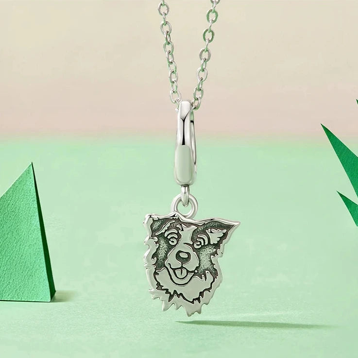 Berloque Cachorro em Prata 925 Para Pulseiras