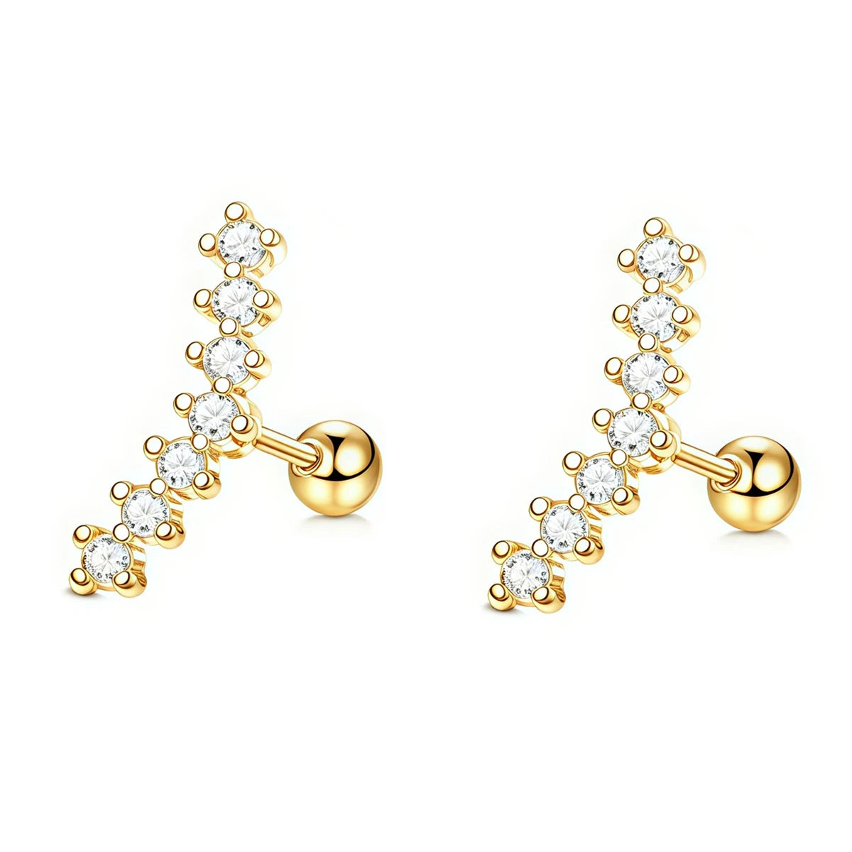 Brinco Animal Delicado em Aço Inoxidável Pino Stud