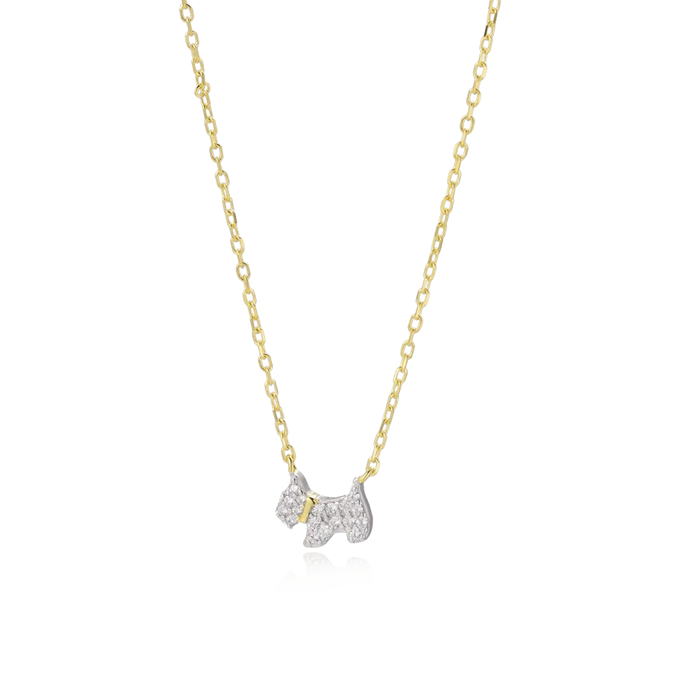 Conjunto de Joias Dog Prata 925